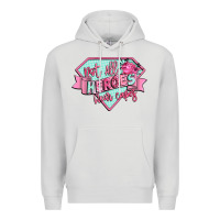 Dove Grey not all heroes wear capes Premium Hoodie - CowGirlArtShop