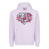 Lilac not all heroes wear capes Premium Hoodie - CowGirlArtShop