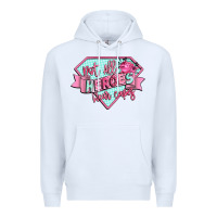 White not all heroes wear capes Premium Hoodie - CowGirlArtShop