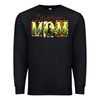Black American Mom Mother's Day Premium Sweatshirt - CowGirlArtShop