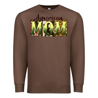 Chestnut American Mom Mother's Day Premium Sweatshirt - CowGirlArtShop