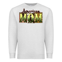 American Mom Mother's Day Premium Sweatshirt | Teevron