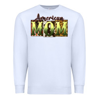 White American Mom Mother's Day Premium Sweatshirt - CowGirlArtShop