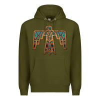 Army Green thunderbird Premium Hoodie - JahusDesignShop