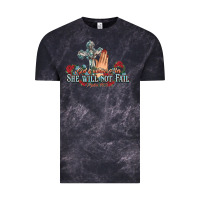 Cloud Black she will not fail psalm christian cross pray Vintage Tee - NancyCooperArtShop