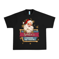 Black santa's coming to town Urban Heavy Tee - MaliasSmallBusiness