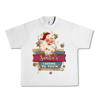 Lunar Rock santa's coming to town Urban Heavy Tee - MaliasSmallBusiness