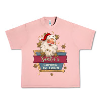 Salmon santa's coming to town Urban Heavy Tee - MaliasSmallBusiness