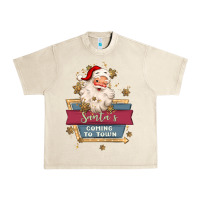 Sandshell santa's coming to town Urban Heavy Tee - MaliasSmallBusiness