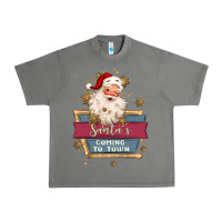 Tornado santa's coming to town Urban Heavy Tee - MaliasSmallBusiness