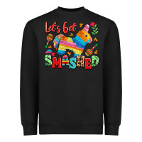 Black let's get smashed Heavyweight Sweatshirt - LillyAllenDesigns