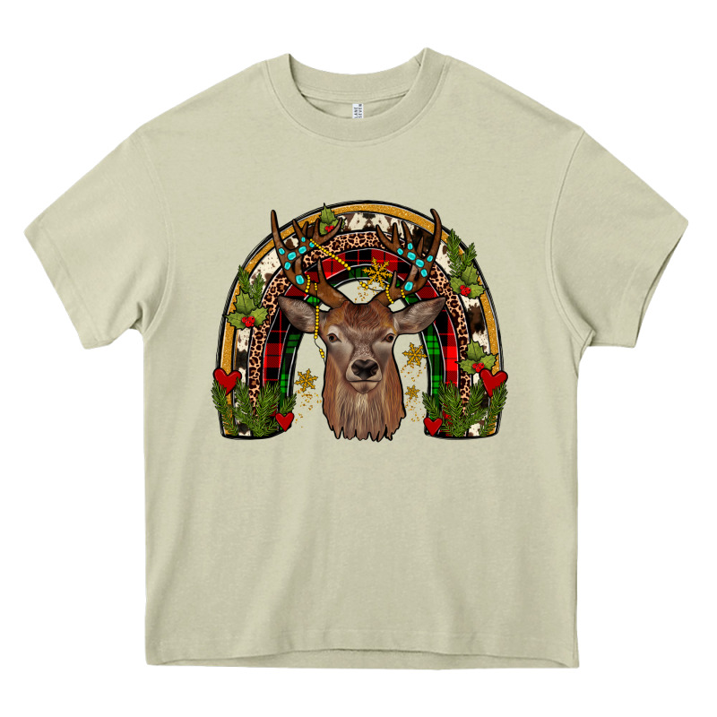 Deer Rainbow Heavy Core Tee by JahusDesignShop | Teevron