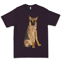 Plum german shepherd Premium Tee - JahusDesignShop