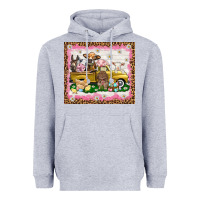 Heather Grey Easter Day with farm animals tumbler Heavyweight Hoodie - HowdyJamesFarm