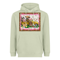 Matcha Easter Day with farm animals tumbler Heavyweight Hoodie - HowdyJamesFarm