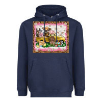Navy Easter Day with farm animals tumbler Heavyweight Hoodie - HowdyJamesFarm