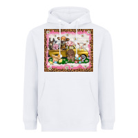 White Easter Day with farm animals tumbler Heavyweight Hoodie - HowdyJamesFarm