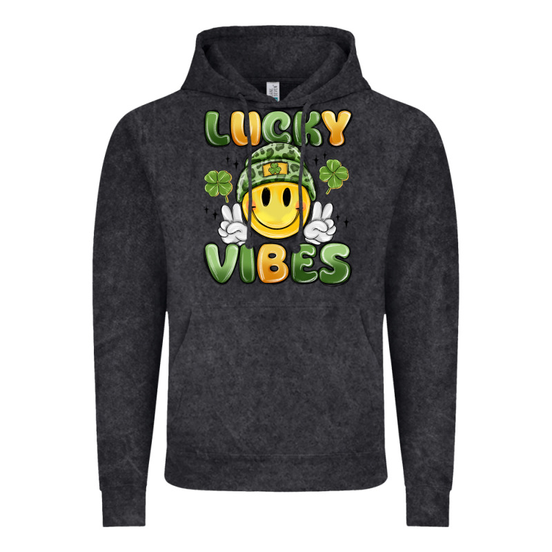 Lucky Vibes Vintage Hoodie by MaliasSmallBusiness | Teevron