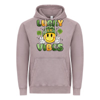 Vintage Zinc lucky vibes Vintage Hoodie - MaliasSmallBusiness