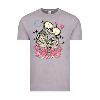 Vintage Zinc the lovers skeletons Vintage Tee - MaliasSmallBusiness