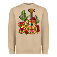 Mushroom mexican guitar Heavyweight Sweatshirt - LillyAllenDesigns