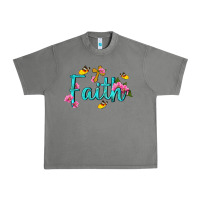 Tornado faith with flower and butterfly Urban Heavy Tee - NancyCooperArtShop