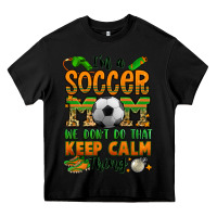 Black i'm a soccer mom we don't do that keep calm thing Heavy Core Tee - Jasminsmagicworld