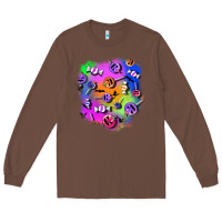 Chestnut halloween candy patches 1 Long Sleeve Tee - BundleAndBundleShop