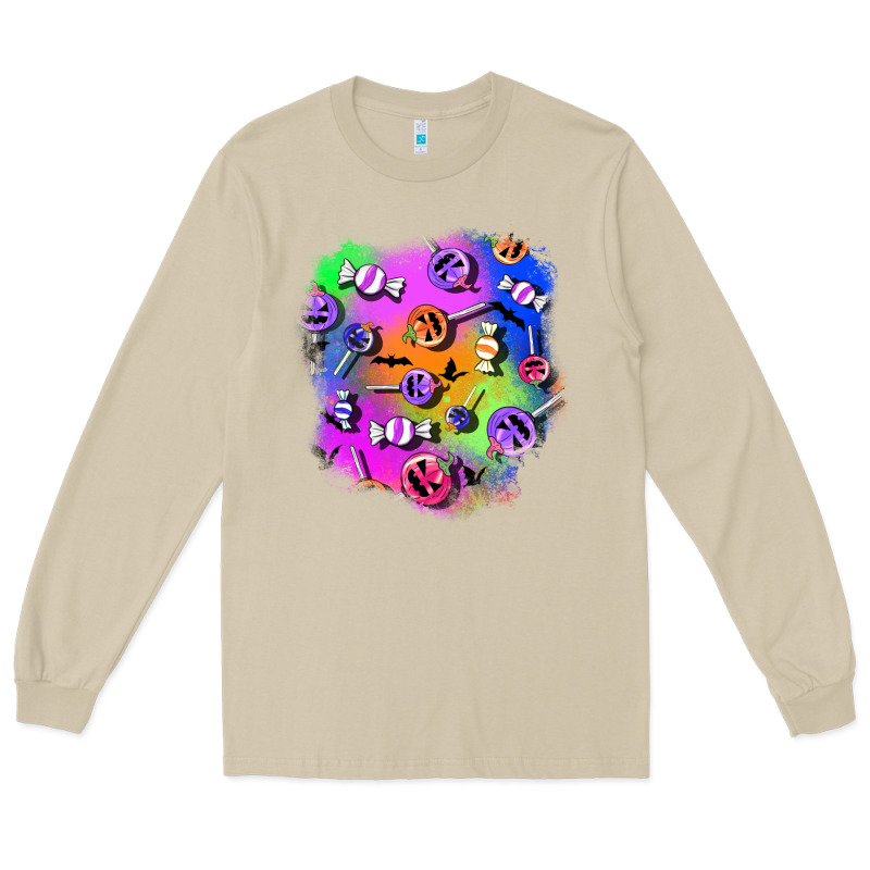 Halloween Candy Patches 1 Long Sleeve Tee by BundleAndBundleShop | Teevron