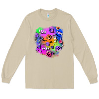 Mushroom halloween candy patches 1 Long Sleeve Tee - BundleAndBundleShop