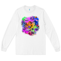 White halloween candy patches 1 Long Sleeve Tee - BundleAndBundleShop