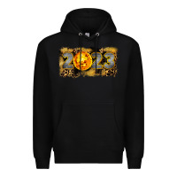 Black 2023 new year Premium Hoodie - CowGirlArtShop