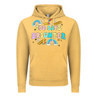 Vintage Mustard 100 days brighter Vintage Hoodie - MaliasSmallBusiness
