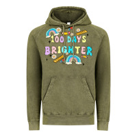 100 Days Brighter Vintage Hoodie | Teevron