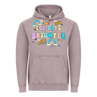 Vintage Zinc 100 days brighter Vintage Hoodie - MaliasSmallBusiness