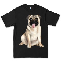 Black pug Premium Tee - JahusDesignShop