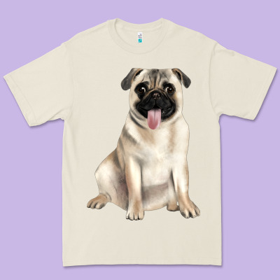Pug Premium Tee Designed By Jahusdesignshop