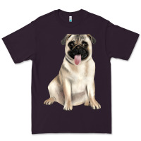 Plum pug Premium Tee - JahusDesignShop