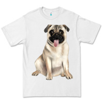 White pug Premium Tee - JahusDesignShop