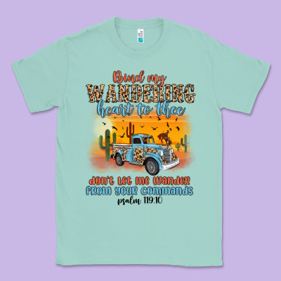 Bind My Wandering Heart To Thee Classic Tee Designed By Maliassmallbusiness