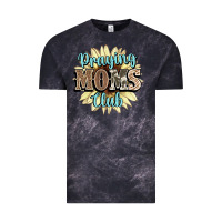 Cloud Black praying moms club Vintage Tee - NancyCooperArtShop