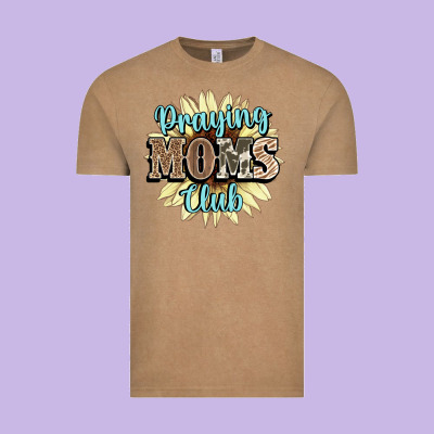 Praying Moms Club Vintage Tee Designed By Nancycooperartshop