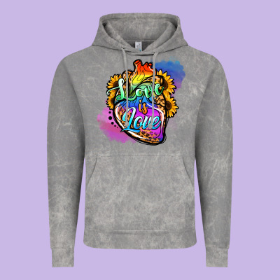 Love Is Love Pride Vintage Hoodie Designed By Jasminsmagicworld