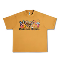 Peanut Butter peace love nursing Urban Heavy Tee - MaliasSmallBusiness