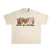Sandshell peace love nursing Urban Heavy Tee - MaliasSmallBusiness