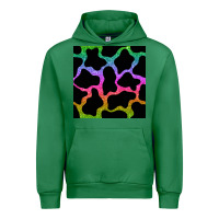 Emerald cow glitter seamless pattern Urban Hoodie - BundleAndBundleShop