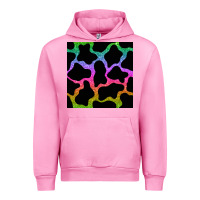 Fuchsia Pink cow glitter seamless pattern Urban Hoodie - BundleAndBundleShop