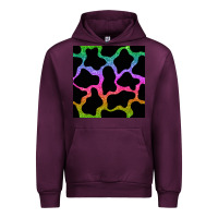 Mauve Wine cow glitter seamless pattern Urban Hoodie - BundleAndBundleShop