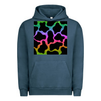 Pigment Midnight Navy cow glitter seamless pattern Urban Hoodie - BundleAndBundleShop