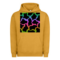 Pigment Peanut Butter cow glitter seamless pattern Urban Hoodie - BundleAndBundleShop